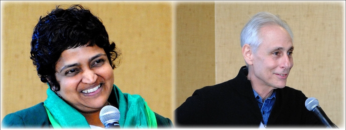 Speakers Allan Frei and Nelun Fernando