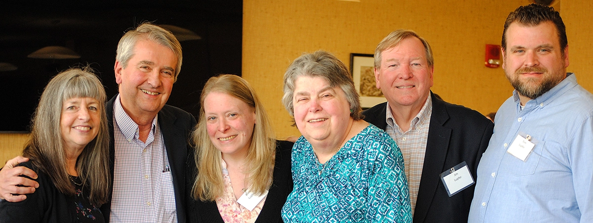 Dave Robinson and family at the Robinson Symposium